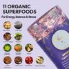 Energy Complex Caffeine-Free (30 Servings) Natural Stress Support | Vegan Organic Superfood Blend | Ginseng, Maca, Mucuna, Tribulus, Pumpkin Protein, Ginger, Cacao, Cinnamon, Berry, Chia by VeganlsUs view 2