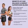 Energy Complex Caffeine-Free (30 Servings) Natural Stress Support | Vegan Organic Superfood Blend | Ginseng, Maca, Mucuna, Tribulus, Pumpkin Protein, Ginger, Cacao, Cinnamon, Berry, Chia by VeganlsUs view 3