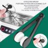 20pcs Portable Microfiber Eyeglass Brush, Eyeglass Cleaner Brush, Soft Spectacle Cleaner Clip Easy to Clean Tweezer Design for Quick Glasses Cleaning view 3