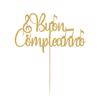 Acexylmy Glitter Buon Compleanno Cake Topper - Italian Happy Birthday Cake Topper, Music Birthday Cake Pick Decorations, Gold view 2
