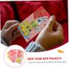 OHPHCALL 60pcs Year Red Envelope Lucky Money Bags Cartoon Rabbit Envelopes Spring Festival Packet view 2