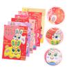 OHPHCALL 60pcs Year Red Envelope Lucky Money Bags Cartoon Rabbit Envelopes Spring Festival Packet view 4