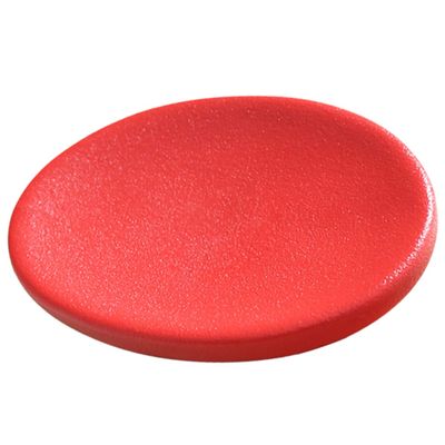 STOBAZA Ceramic Soap Dish Soap Tray Holder Artistic Bathroom Supply for Home Dorm Hotel Box Red Container