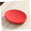 STOBAZA Ceramic Soap Dish Soap Tray Holder Artistic Bathroom Supply for Home Dorm Hotel Box Red Container view 4
