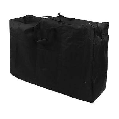 Rollator Travel Bag, Heavy Duty Extra Large Waterproof Wheelchair Bag, Foldable Oxford Cloth Chair Storage Bag for Folding Walker, Compact Wheelchair, Transport Chair (Black)