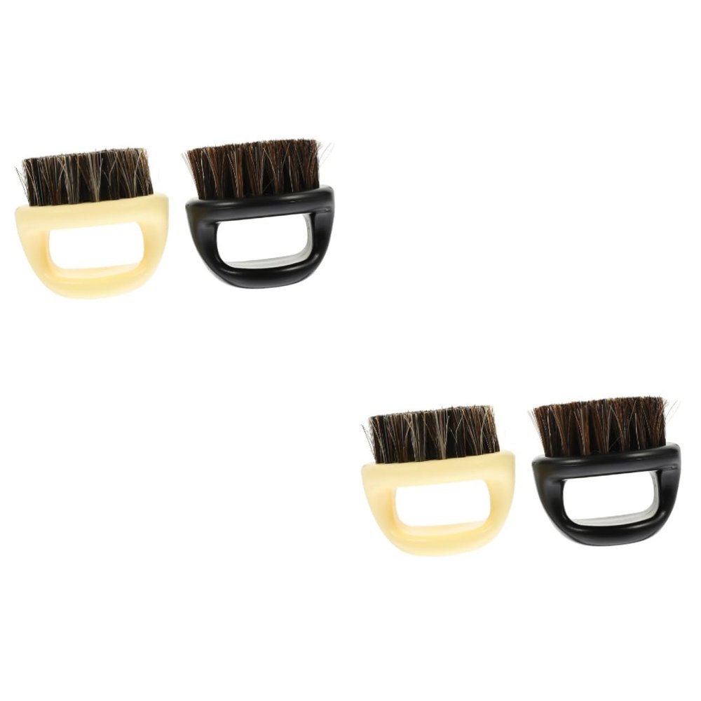 Beaupretty 4pcs Beard Brush for Men Comb and Shredded Hair Brush for Beard Cleaning and Hair Styling Convenient Cleaning Tool for Barbershop Use