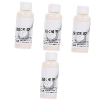 ABOOFAN 4pcs Bottle Makeup Liquid Latex Halloween Mask for Old Age Wrinkle Makeup Latex for Fake Skin Effects