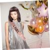Abaodam 3sets Hair Comb and Party Etiquette Belt Sash for Party Celebrations Birthday Supplies for Adults view 3