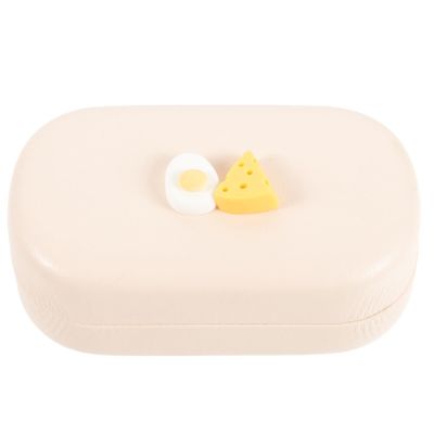 Beavorty Portable Cute Vision Care Case Glitter Design for Travel and Daily Use Small for Convenient Storage
