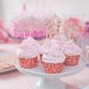 Donoter 48 Pieces Rose Gold Glitter Princess Crown Cupcake Toppers Picks for Birthday Baby Shower Party Cake Decorations view 3