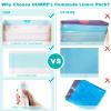120 Portable Commode Liners for Bedside Commode, Beside Commode Liners, Portable Potty Liners for Adults, Toilet Liners Disposable Commode Bags for Commode Chair (Blue - 120 Liners) view 4