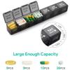 Monthly Pill Organizer,28-Day Pill Box, Organized by Week, with Dust-Proof Container for Vitamins, Supplements, and Fish Oils  Ideal for Travel view 2