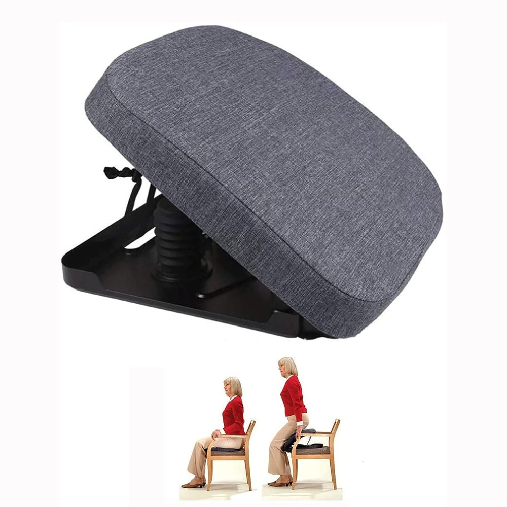 Portable Seat Assist Cushion, Self-Powered Chair Lift And Sofa Stand Assist Memory Foam Cushion Lifting Seat With Support Up To 350 Pounds For Elderly, Handicap