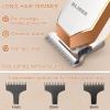 BLIBEE Hair Clippers & Bikini Trimmer for Women - 4-in-1 Wet/Dry Electric Shaver, Cordless and Waterproof, for Painless Hair Removal and Trimming on Face, Body, Pubic Hair, Legs, and Underarms (White) view 4