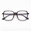 NOVESIXTDAT Anti Glare Square Computer Readers Oversized Reading Glasses Eyewear Blue Light Blocking Flat Light Mirror (Color : C4, Size : +150) view 2