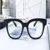 NOVESIXTDAT Classic Reading Glasses Stylish Anti Glare Computer Readers Blue Light Blocking Flat Light Mirror Presbyopic Glasses (Color : Sand-black, Size : +300) view 2