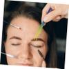 FOMIYES Stainless Steel Eyebrow Tweezers Comb for Lash Applicator Tool Precision Tweezers for Eyebrow Shaping and Lashing view 4