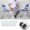 SilteD Crutches Elderly Walking Stick Folding Tripod Canes Mual Retractable Triangle Stool Crutches with LED light Present view 4