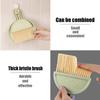 1 Mini Dustpan and Brush Set with 2 Hooks, Portable Tabletop Brush Set, Small Broom and Dustpan Cleaning Set, Table Debris Cleaner, Suitable for Cleaning Tabletops view 3