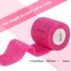 15 Rolls Self Adhesive Bandage | Pet Vet Wrap for Dogs | Cohesive Bandage for Ankle Sprains, Wrist Support | Sports Tape for Football, Badminton Racket Grip | 5cm x 4.5m(2" x 177") view 2