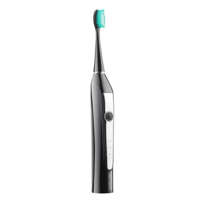 Sonic Electric Toothbrush, Soft Bristles, Efficient Power, 3 Modes, 3 Replaceable Brush Heads, White/Black/Pink (Black)