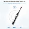 Sonic Electric Toothbrush, Soft Bristles, Efficient Power, 3 Modes, 3 Replaceable Brush Heads, White/Black/Pink (Black) view 3