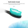 Sonic Electric Toothbrush, Soft Bristles, Efficient Power, 3 Modes, 3 Replaceable Brush Heads, White/Black/Pink (Black) view 4
