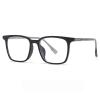 NOVESIXTDAT Fatigue Relieve Reading Glasses Computer Readers Blue Light Blocking Oversized Flat Light Mirror Presbyopic Glasses (Color : Black-gray, Size : +200) view 1