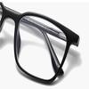 NOVESIXTDAT Fatigue Relieve Reading Glasses Computer Readers Blue Light Blocking Oversized Flat Light Mirror Presbyopic Glasses (Color : Transparent, Size : +250) view 4