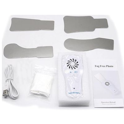 Dental Oral Photography Mirrors, Automatic Electric Dental Occlusal Mirror, High Brightness Orthodontic Equipment, Defogging Reflector Stainless Steel Reflectors with LED Light