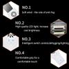 Dental Oral Photography Mirrors, Automatic Electric Dental Occlusal Mirror, High Brightness Orthodontic Equipment, Defogging Reflector Stainless Steel Reflectors with LED Light view 2