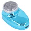 Beard Trimmer Portable Cordless Professional Wet Dry Cordless Beard Trimmer Arc Shaped Foil USB Charging for Home (Blue) view 4
