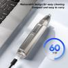 ANGGREK 3 in 1 Electric Hair Trimmer for Nose, Ear and Face, Multifunctional High Speed Portable Detachable Brush Nose Hair Clipper Set for Men view 2