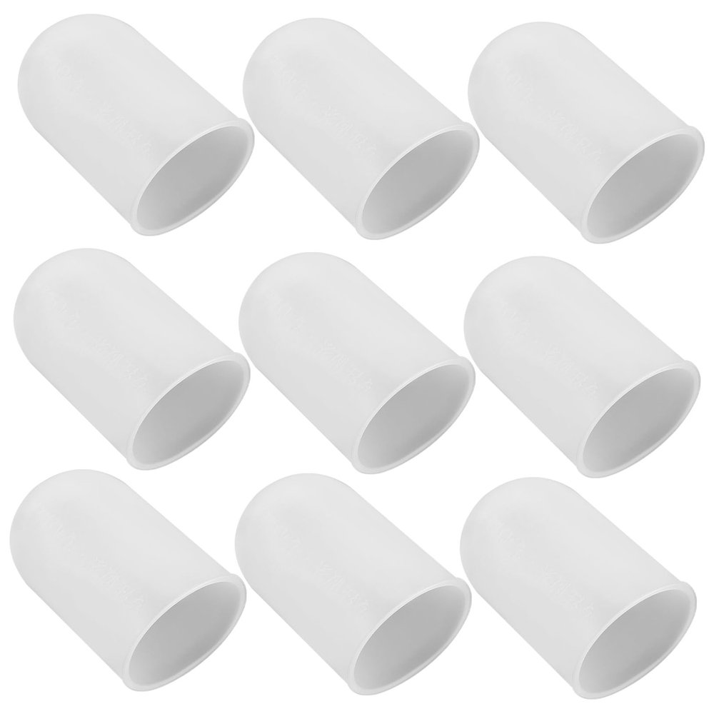 WOFASHPURET 20pcs Insulated Finger Covers Silicone Finger Sleeves Scald Protectors for Kitchen and Home Use Random Color
