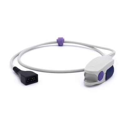 Compatible for Nonin 8000AA Spo2 Sensor Finger Clip 3.2 ft 7 Pins Connector