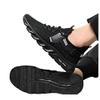 LOIJMK Freizeitschuhe Herren Weichem Boden Lace Up Fitness Turnschuhe FR MNner Keilabsatz Laufschuhe Leichte Atmungsaktive Turnschuhe Mesh Weiche Sohle Outdoor-Wanderschuhe StraEnlaufschuhe Blau view 1