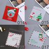 100PCS Christmas Cellophane Bag 10 x 10 mas Cookie Treat Bags Sweet Candy Party Favors (Style 002) view 4
