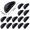 10 Pairs Soft Eyeglass Nose Pads Durable Silicone Glasses Nose Pads Anti Slip Soft Nosepads Adhesive Soft Silicone Anti-Slip Eyewear Nose Pads for Eyeglasses Glasses Sunglasses Plastic Frames view 2