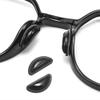 10 Pairs Soft Eyeglass Nose Pads Durable Silicone Glasses Nose Pads Anti Slip Soft Nosepads Adhesive Soft Silicone Anti-Slip Eyewear Nose Pads for Eyeglasses Glasses Sunglasses Plastic Frames view 3