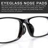 10 Pairs Soft Eyeglass Nose Pads Durable Silicone Glasses Nose Pads Anti Slip Soft Nosepads Adhesive Soft Silicone Anti-Slip Eyewear Nose Pads for Eyeglasses Glasses Sunglasses Plastic Frames view 4