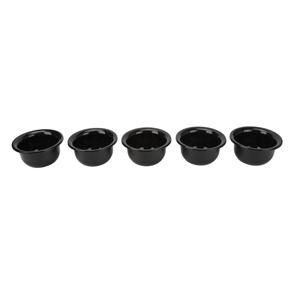 Beard Soap Bowl, Luxury Durable 5pcs Glossy Surface Beard Foam Bowl Space Saving Men's Home