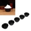 Beard Soap Bowl, Luxury Durable 5pcs Glossy Surface Beard Foam Bowl Space Saving Men's Home view 2