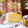 Gyufise 1Pcs Lemon Happy Birthday Cake Topper Assembled Glitter Fruit Theme Lemonade Party Cake Pick Decorations for Lemon Theme Baby Shower Kids Boys Girls Birthday Party Supplies view 4