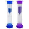 2 x Glitter Timer - 2 Minute Sand Toothbrush Timers (Blue & Purple) view 1