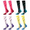 4Pcs Compression Socks for Men and Women, Flight Socks Compression Stockings Knee High Socks for Running, Sport, Medical, Athletic, Airplane Travel, Pregnant Woman view 2