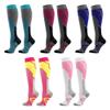 5Pcs Compression Socks for Men and Women, Flight Socks Compression Stockings Knee High Socks for Running, Sport, Medical, Athletic, Airplane Travel, Pregnant Woman view 2