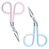2 PCS Eyebrow Tweezers Scissor Stainless Steel Eyebrow Tweezers with Scissor Handle Professional Hair Plucker Pliers Salon Tweezers Beauty Tool for Eyebrow Hair Beard Removal view 1