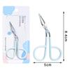 2 PCS Eyebrow Tweezers Scissor Stainless Steel Eyebrow Tweezers with Scissor Handle Professional Hair Plucker Pliers Salon Tweezers Beauty Tool for Eyebrow Hair Beard Removal view 4