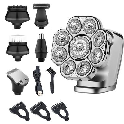 Electric Razor for Men's, 9D Head Shavers For Bald Men LED Bald Head Shavers For Men Cordless Rechargeable Mens Head Razors For Bald Ipx 7 Waterproof