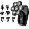 Electric Razor for Men's, 5 In 1 Electric Shaver 7D Floating Cutter Head Rechargeable Shaver Kit For Men IPX6 Waterproof Beard Trimmer Head Shavers view 1